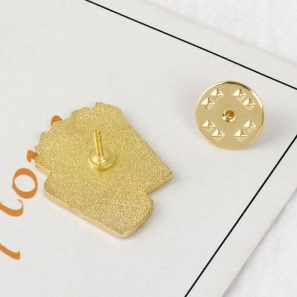 Soda and Popcorn Pin Brooch - Picture 3 of 3